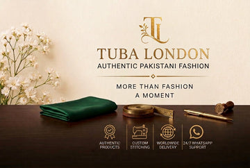Tuba London authentic Pakistani fashion with custom stitching and worldwide delivery