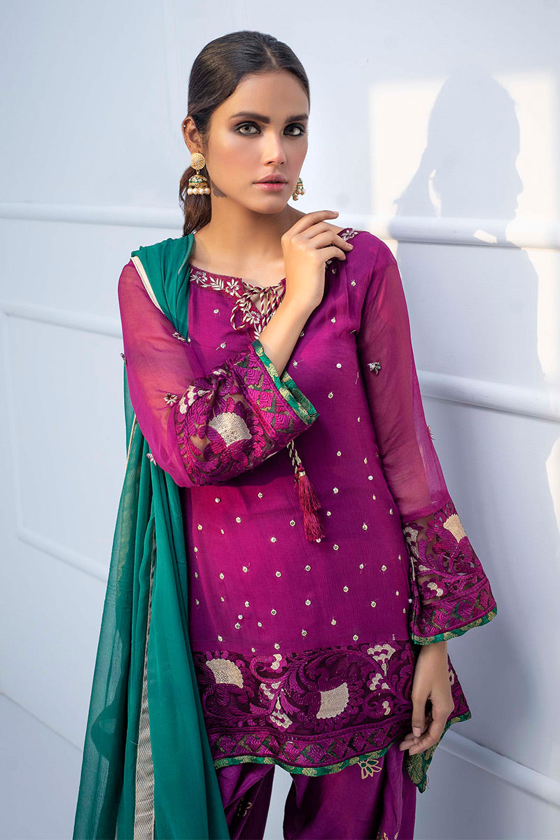 Fatima Khan | Luxury Pret 24 | MULBERRY PURPLE