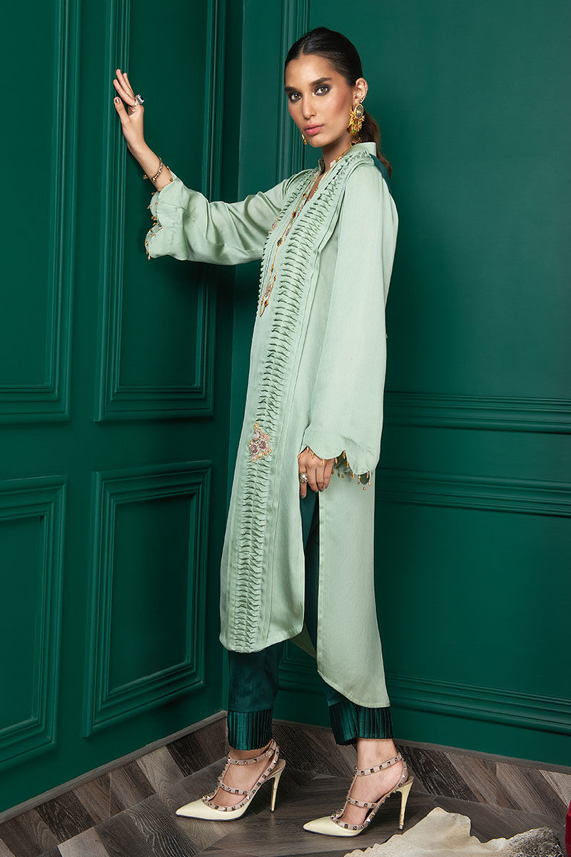 Wardha Saleem | Luxury Pret Fusion Wear | WS22-028