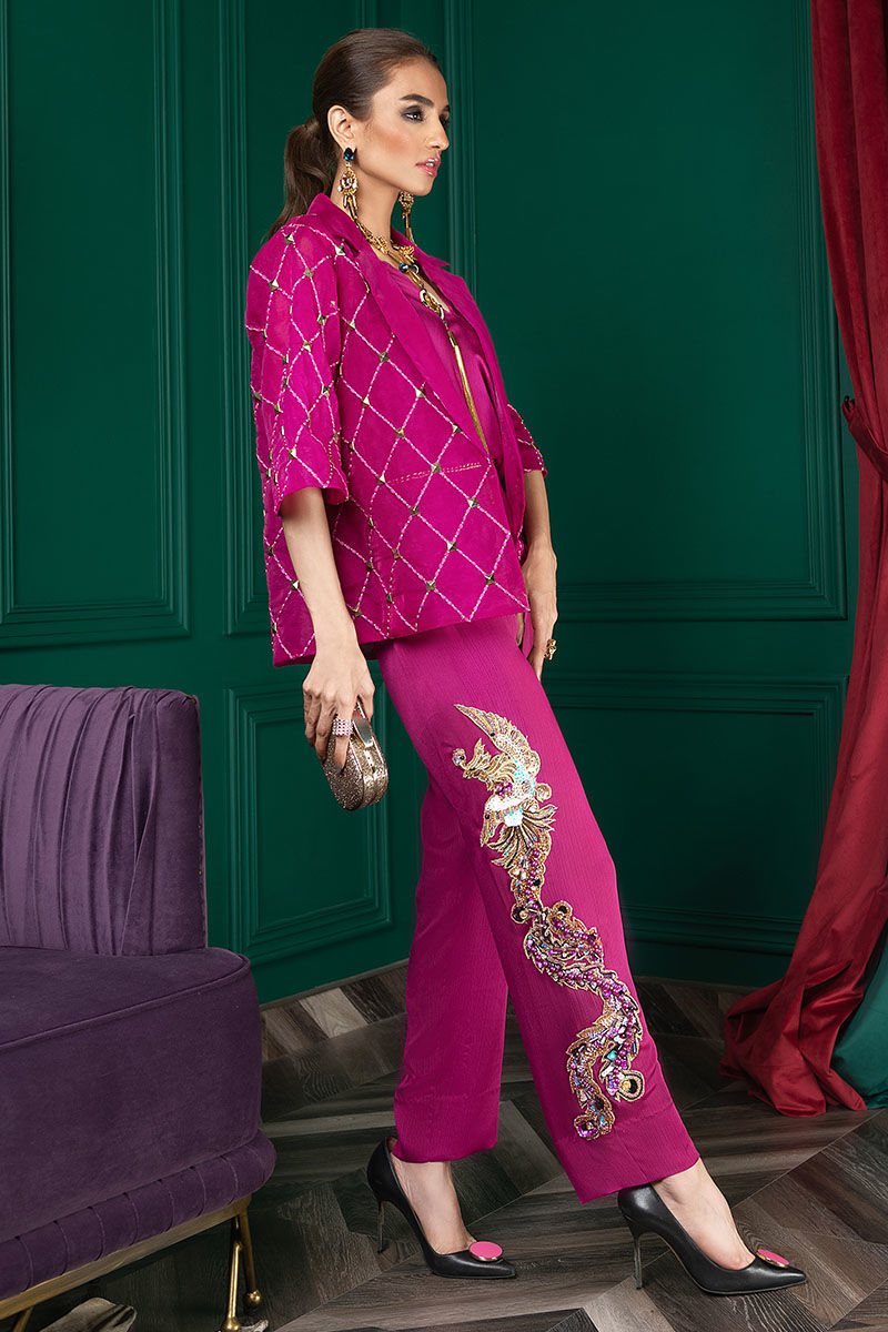 Wardha Saleem | Luxury Pret Fusion Wear | WS22-027