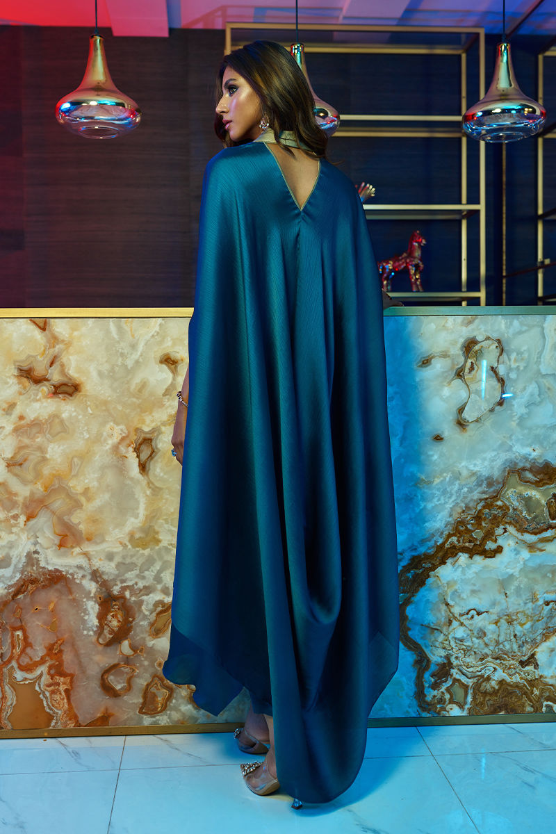 Wardha Saleem | Luxury Pret Fusion Wear | MIDNIGHT â FORMAL DRAPE