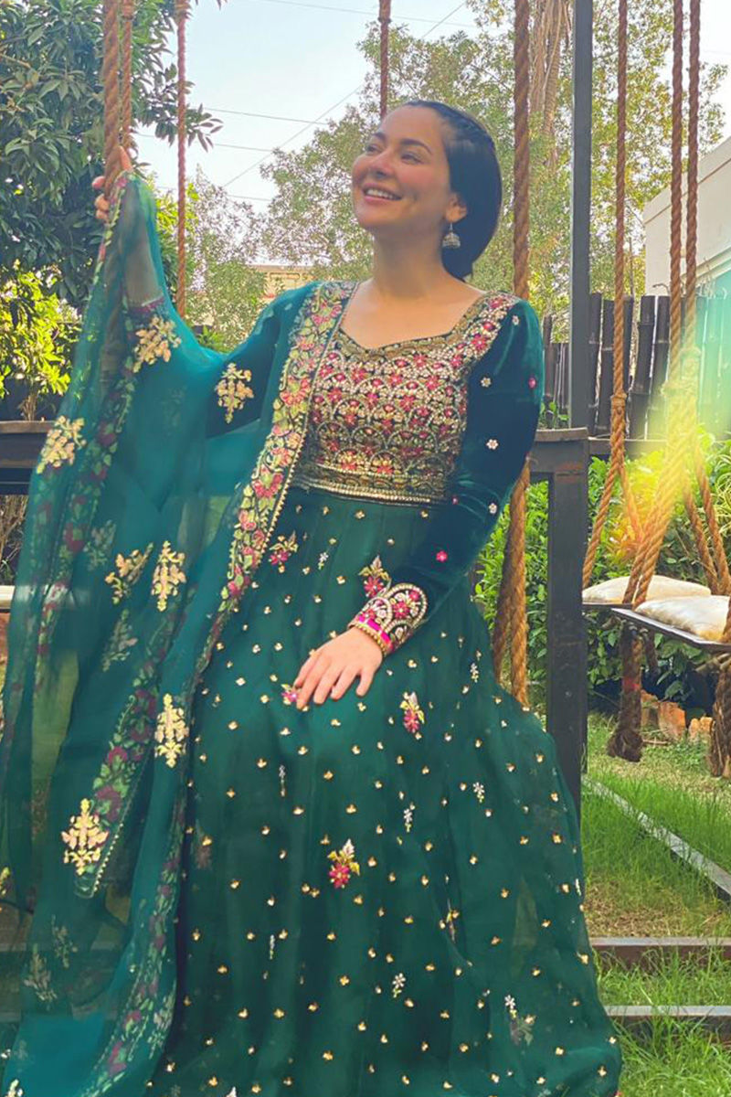 Ansab Jahangir | Bow Velvet Edit | FOREST - HANIA