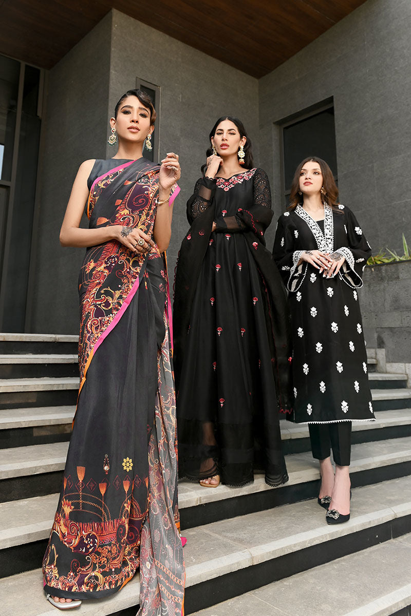 Ansab Jahangir | Luxury Silk Pret | BLACK DIAMOND