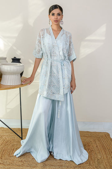 Fatima Khan | Luxury Pret 24 | LUSCIOUS BLUE
