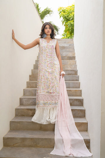 Fatima Khan | Eid Digital Silk Prints |  Flora