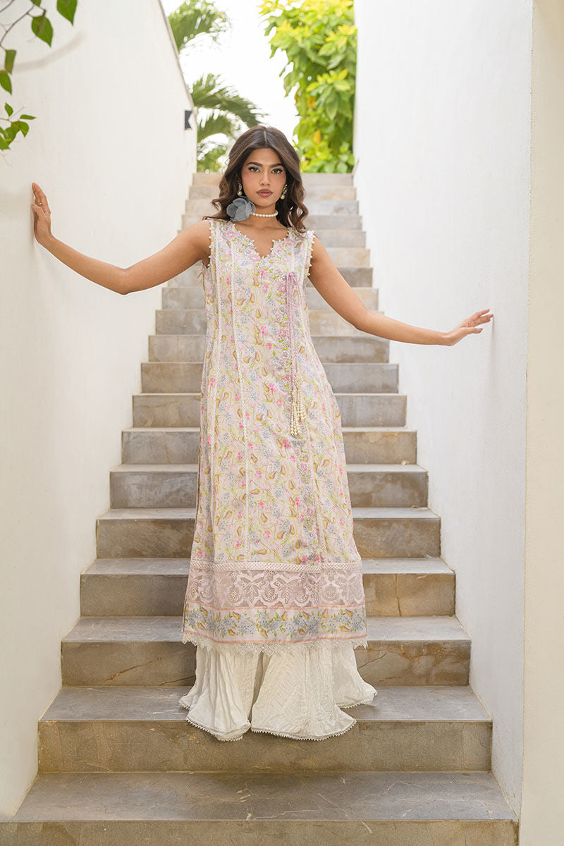 Fatima Khan | Eid Digital Silk Prints |  Flora