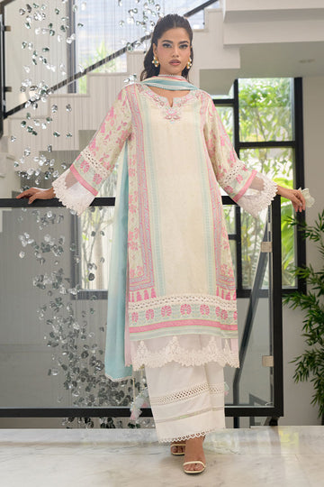 Fatima Khan | Eid Digital Silk Prints |  Sage Orchid