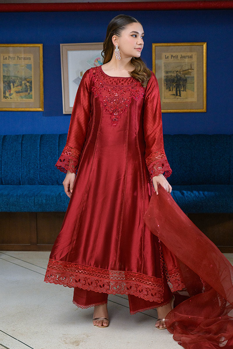 Fatima Khan | La Fleur Eid Edit | Scarlet