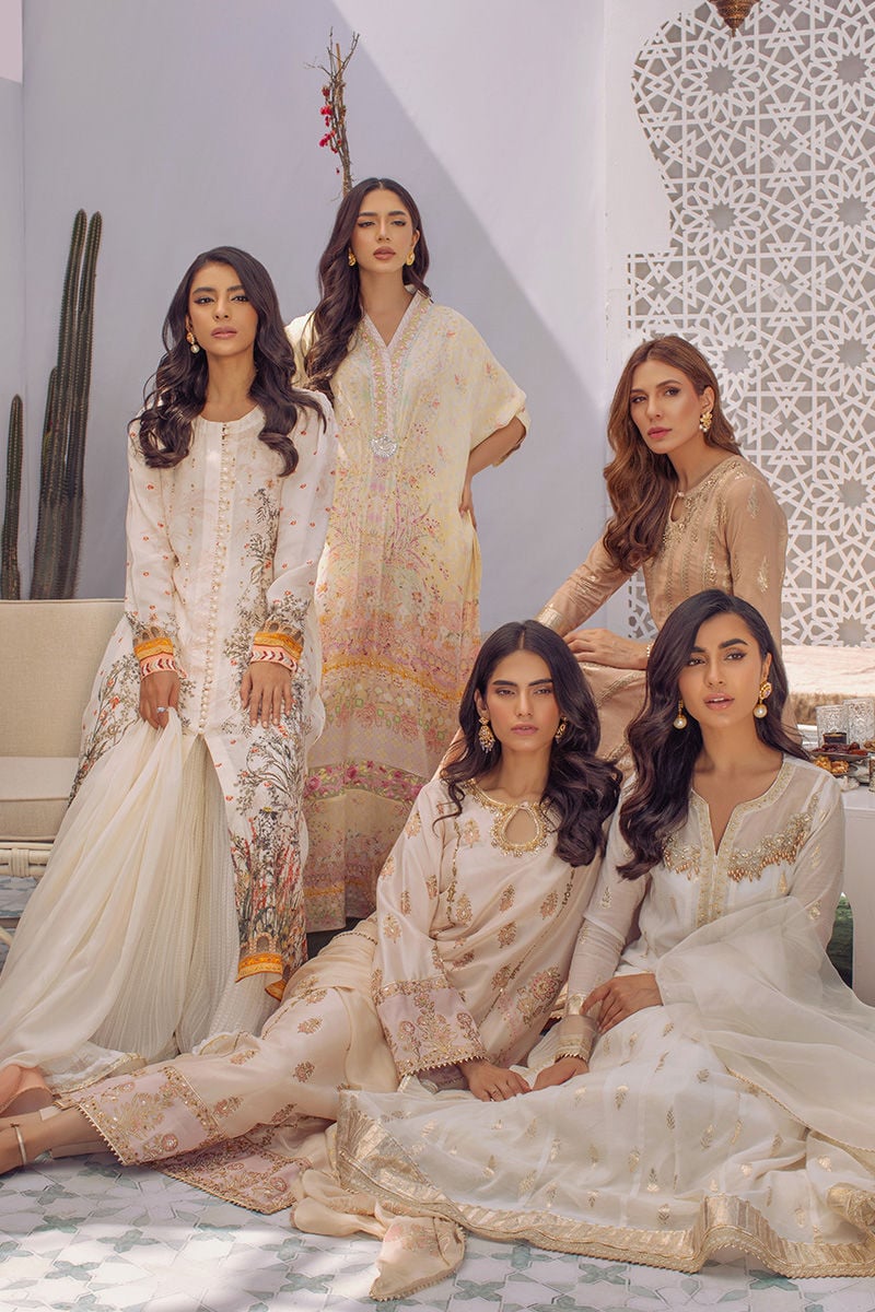 Ansab Jahangir | Summer Kaftans | JEWELED KAFTAN SPLENDOR