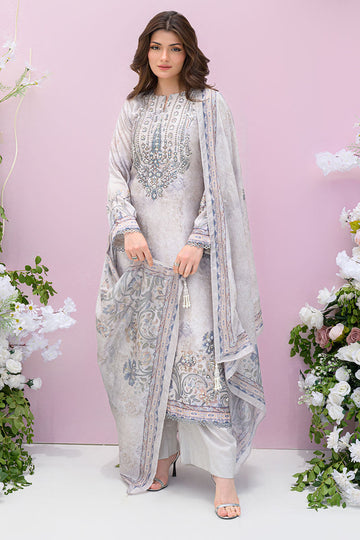 Fatima Khan | Eid Digital Silk Prints |  Moonlit Grace
