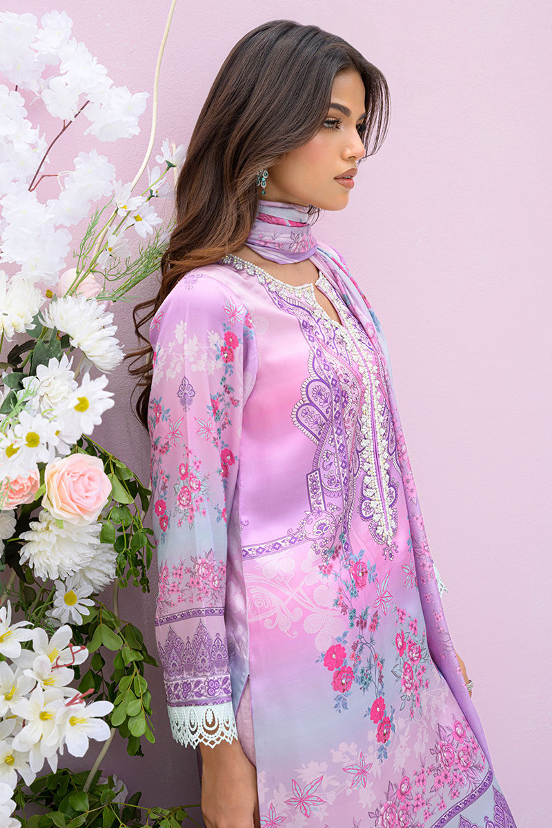 Fatima Khan | Eid Digital Silk Prints |  Gardenia