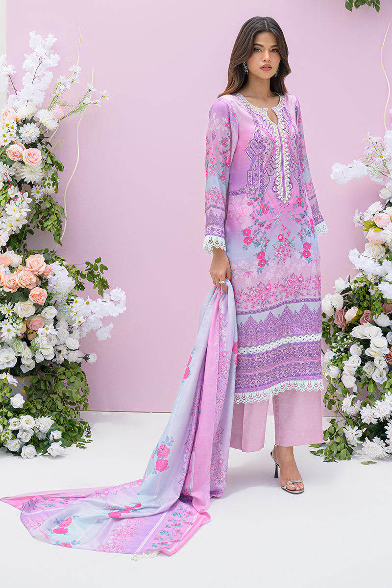Fatima Khan | Eid Digital Silk Prints |  Gardenia