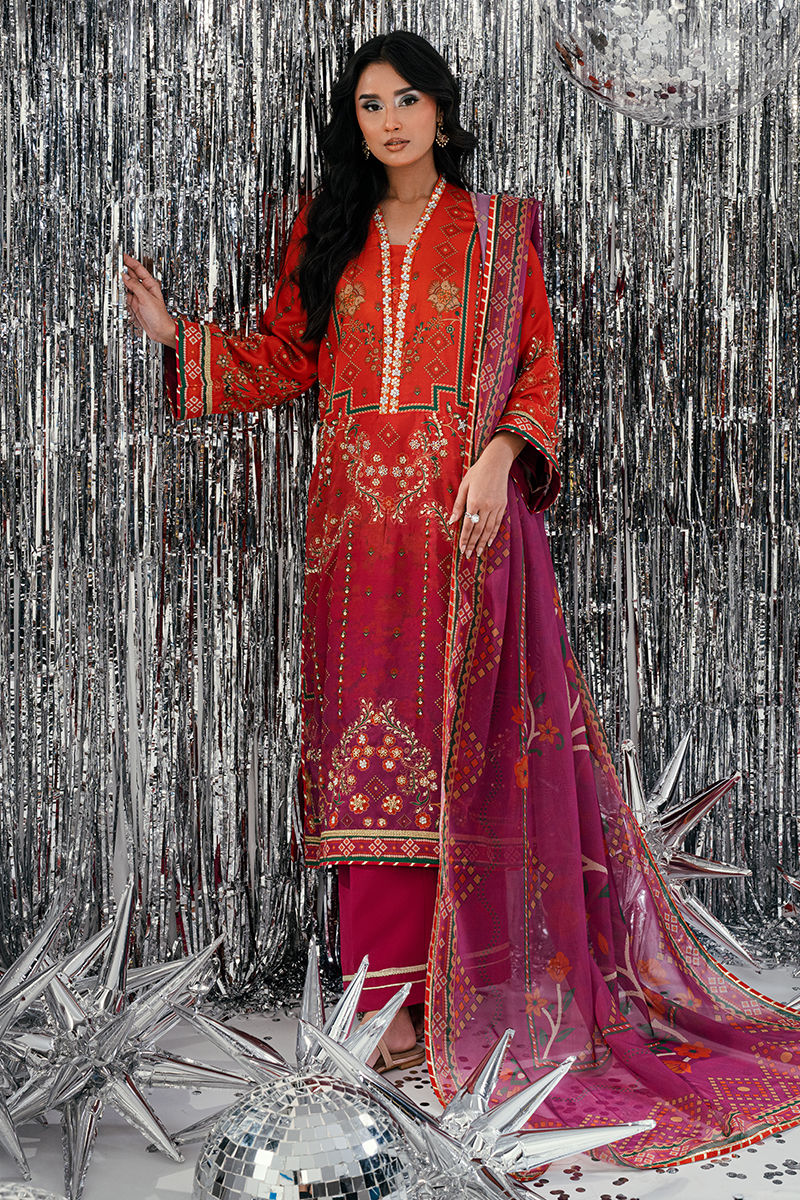 Fatima Khan | Disco Revival Festive Silk | Sunlit Umber
