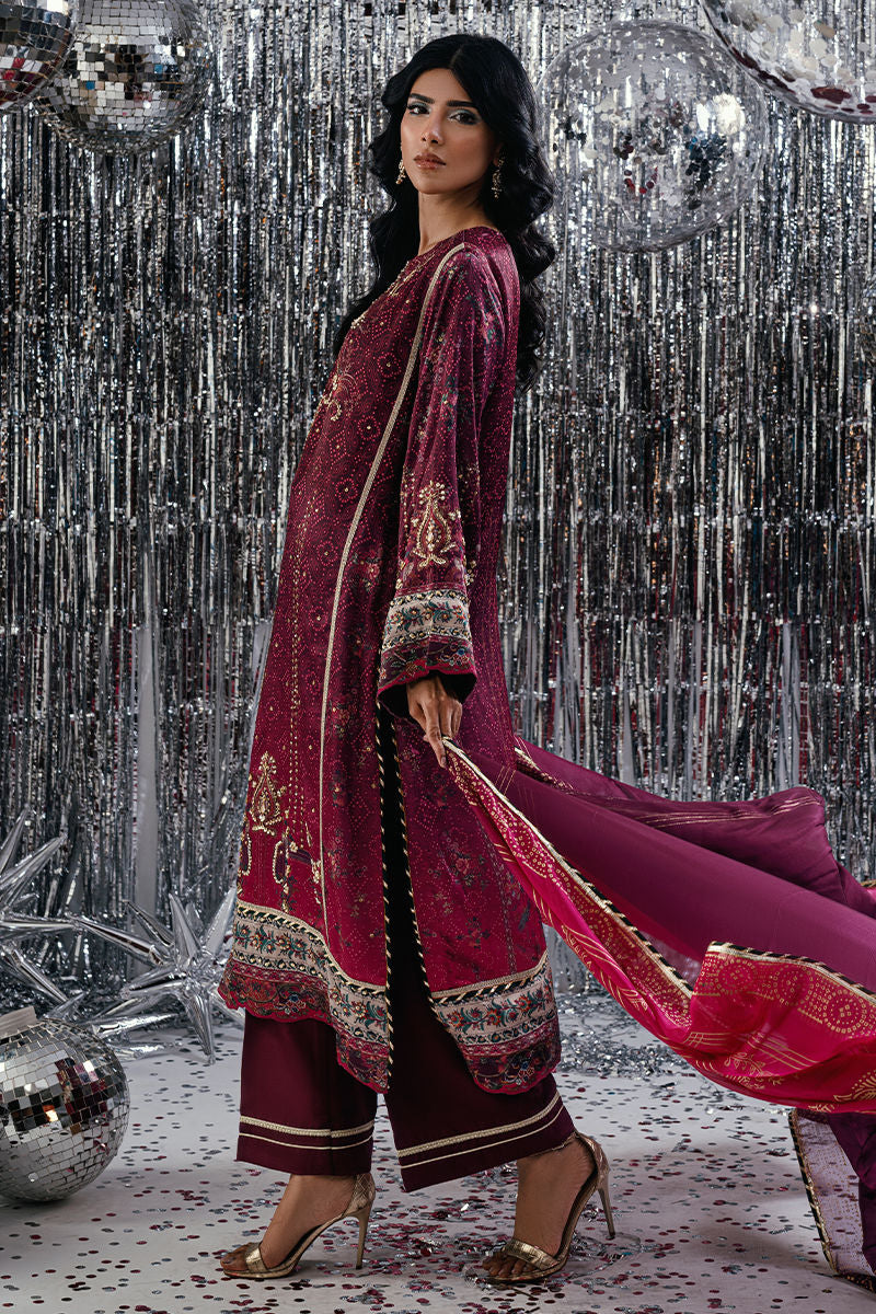 Fatima Khan | Disco Revival Festive Silk | Ombre Chundri