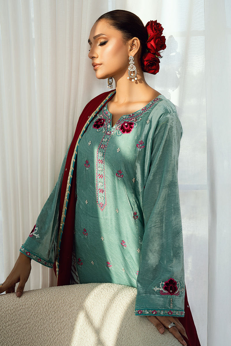 Fatima Khan | Warm Whisper Velvet 25 | Twilight Rose