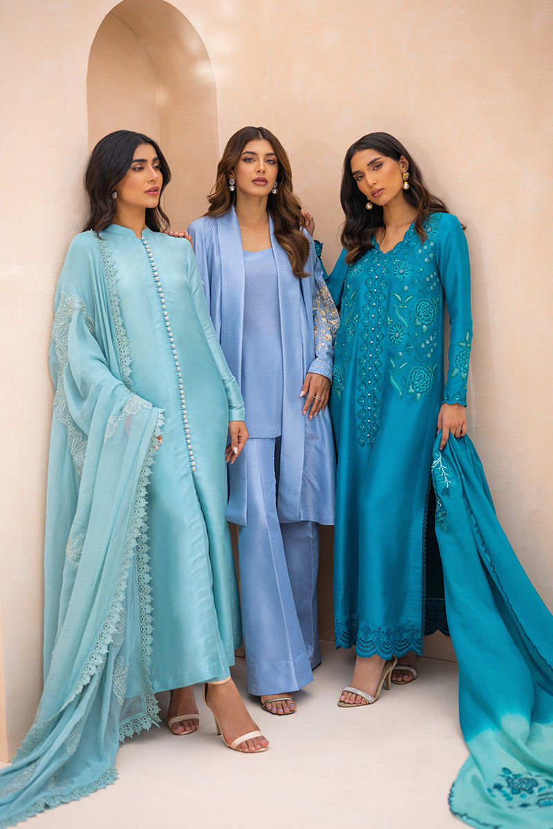 Ansab Jahangir | Luxury Silk Pret | MARINA
