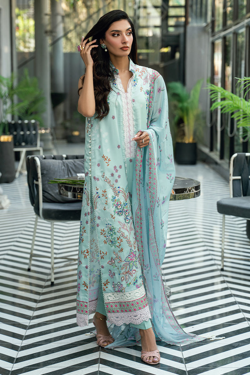 Fatima Khan | La Fleur Eid Edit | Mint Whisper