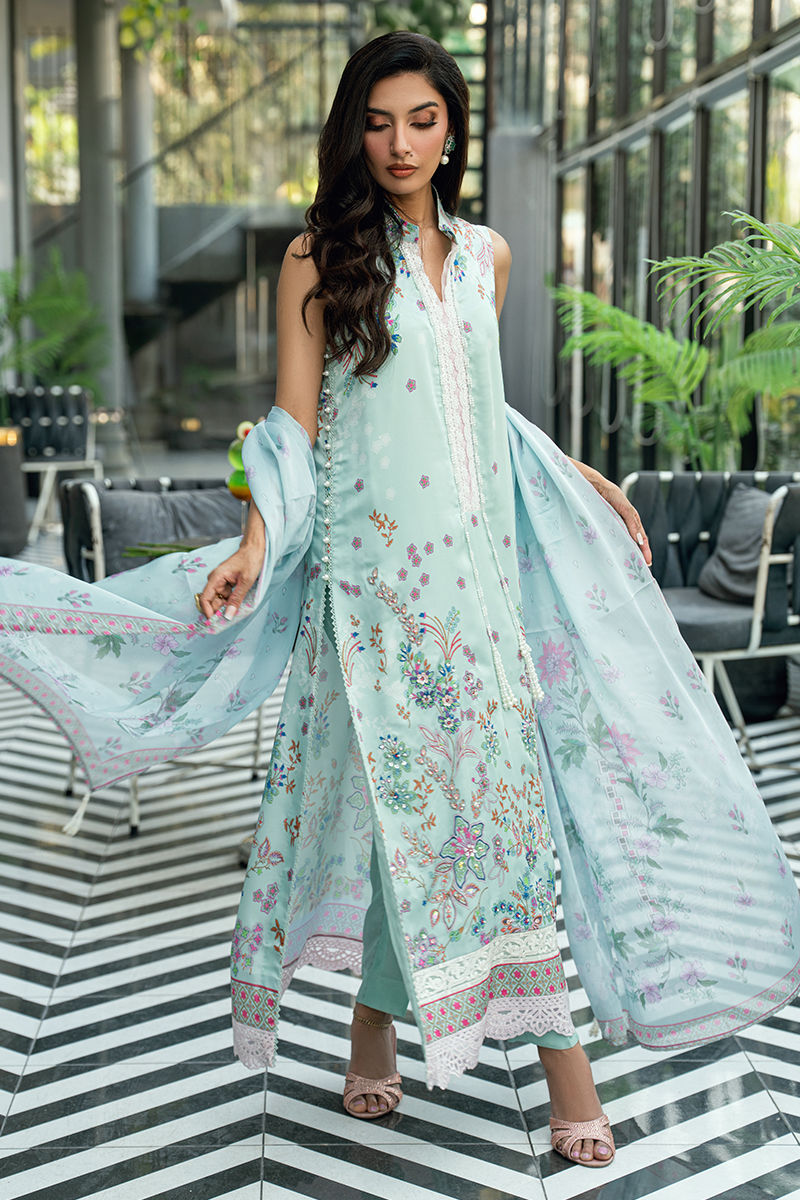 Fatima Khan | La Fleur Eid Edit | Mint Whisper