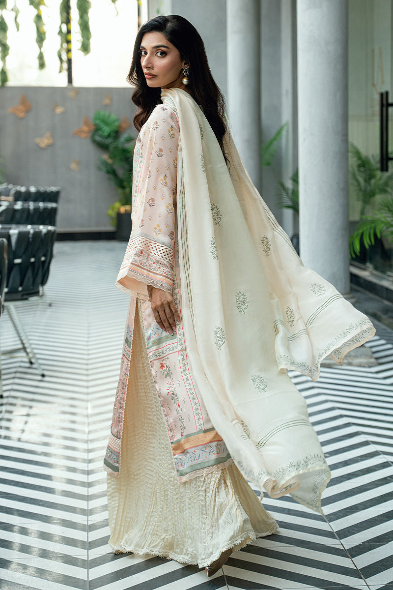 Fatima Khan | La Fleur Eid Edit | Beige Blossom