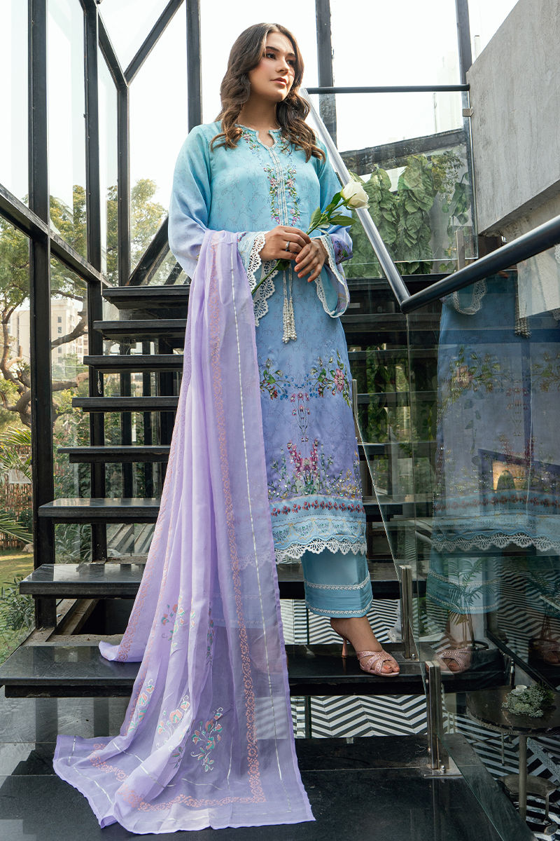 Fatima Khan| La Fleur Eid Edit | Blue Meadow