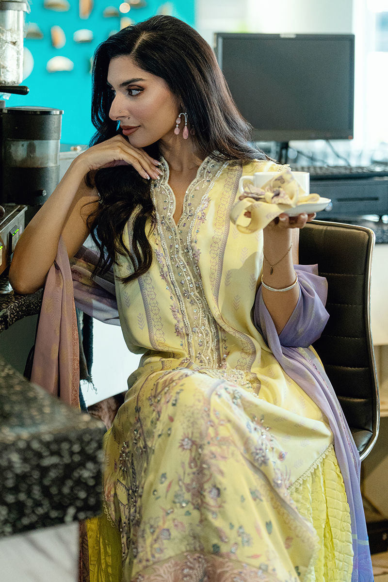 Fatima Khan| La Fleur Eid Edit | Yellow Muse