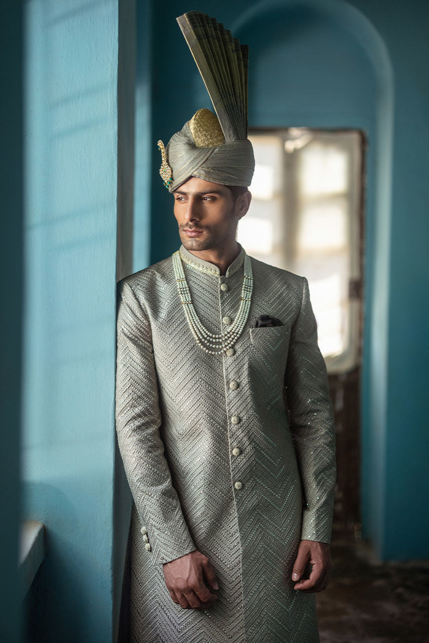 Pakistani Menswear | Deepak Perwani | Shr3439