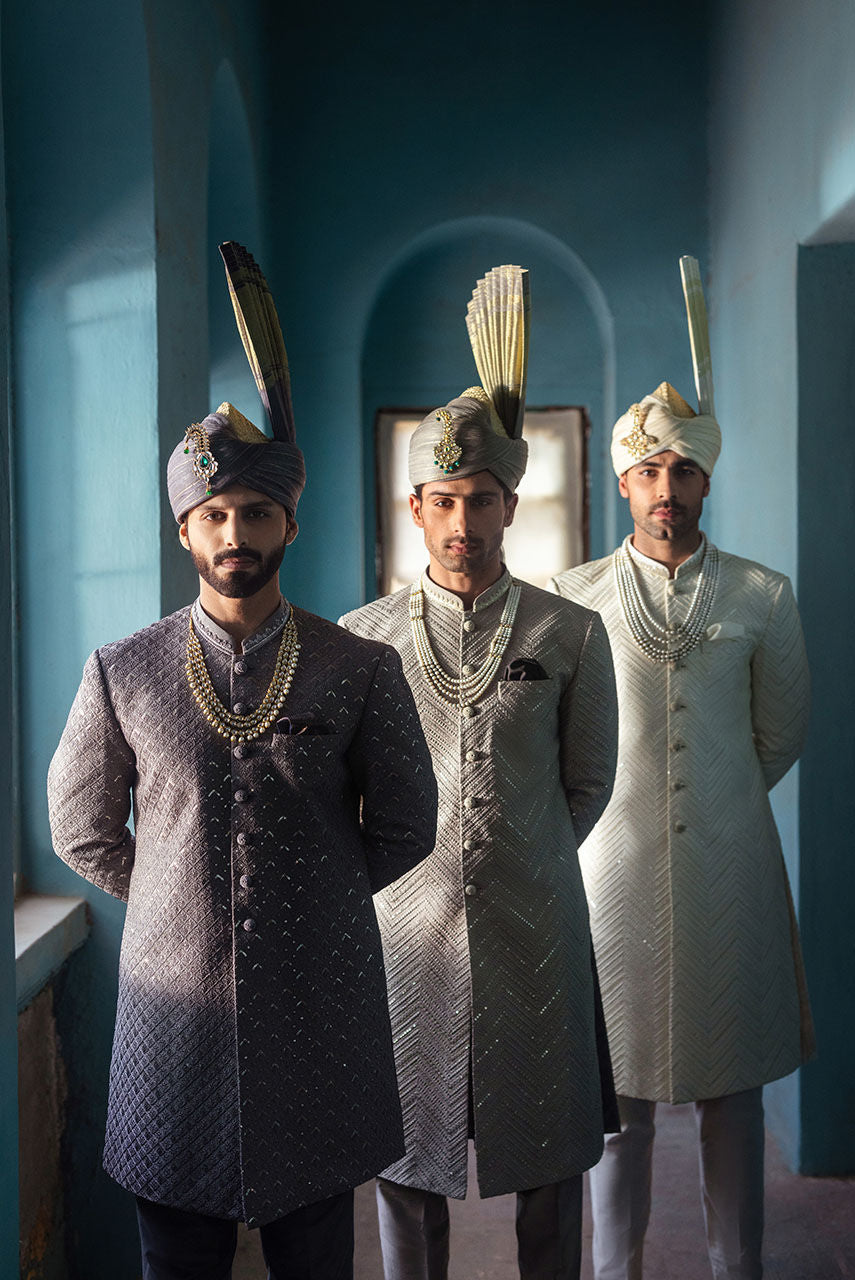 Pakistani Menswear | Deepak Perwani | Shr3440