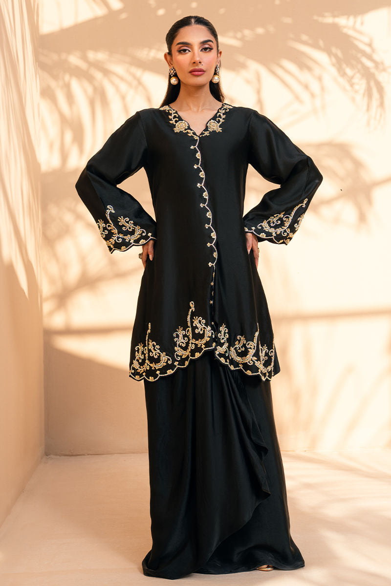 Fatima Khan | Flore Eid Luxe 26 | Noir Petale