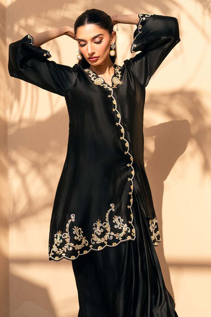 Fatima Khan | Flore Eid Luxe 26 | Noir Petale