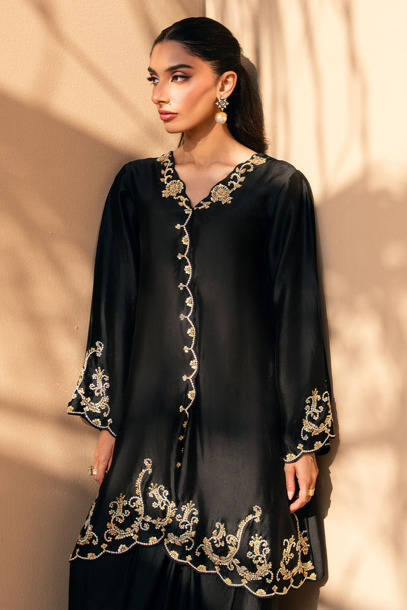 Fatima Khan | Flore Eid Luxe 26 | Noir Petale