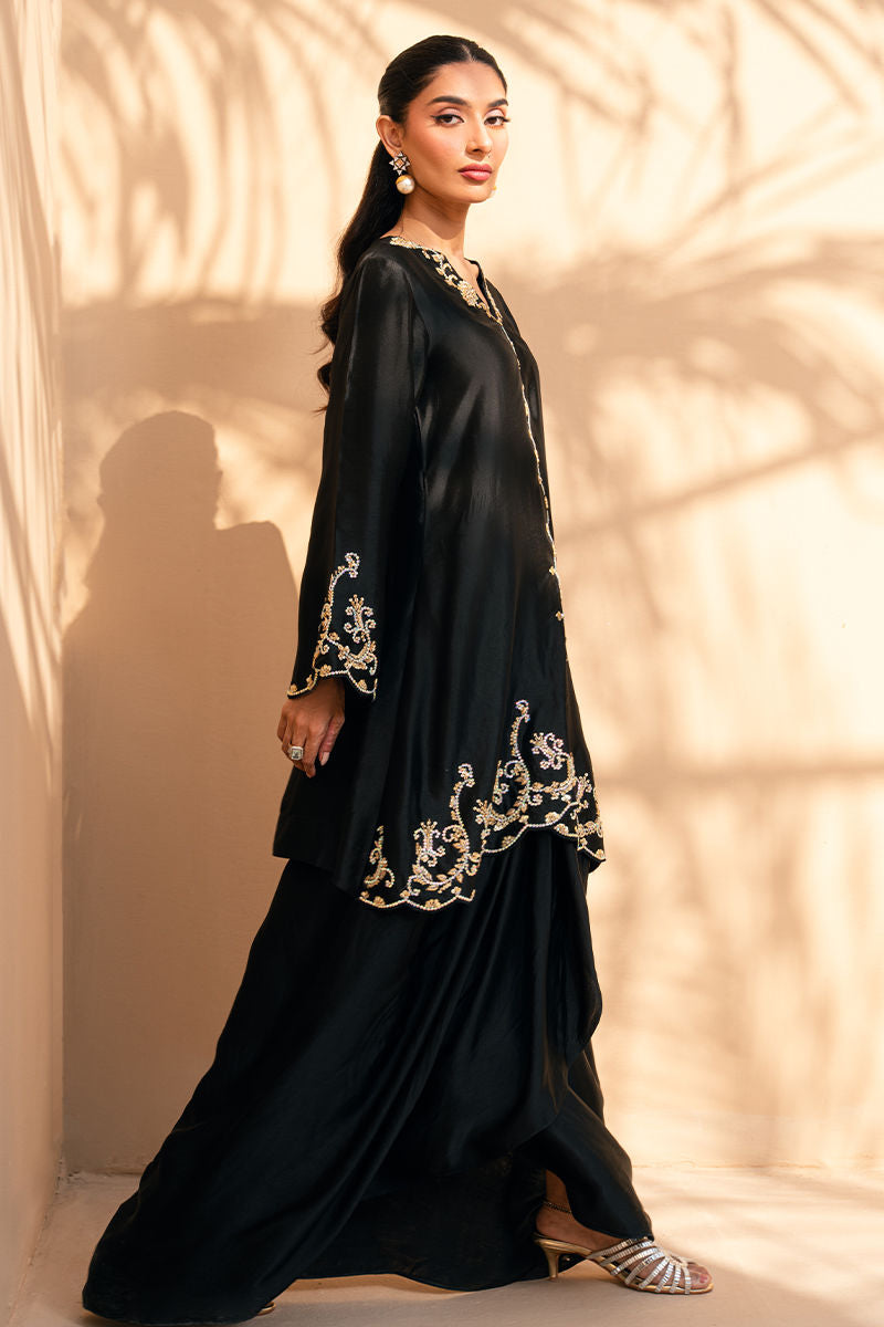 Fatima Khan | Flore Eid Luxe 26 | Noir Petale