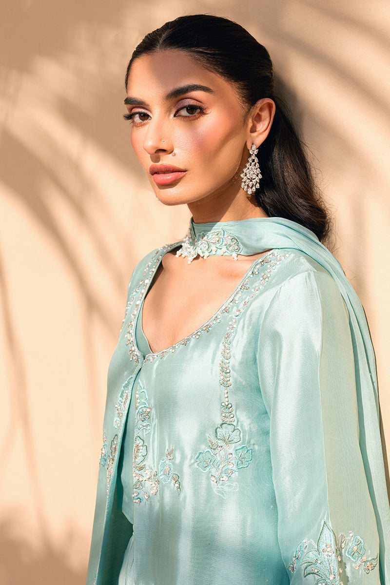 Fatima Khan | Flore Eid Luxe 26 | Aqua Fern