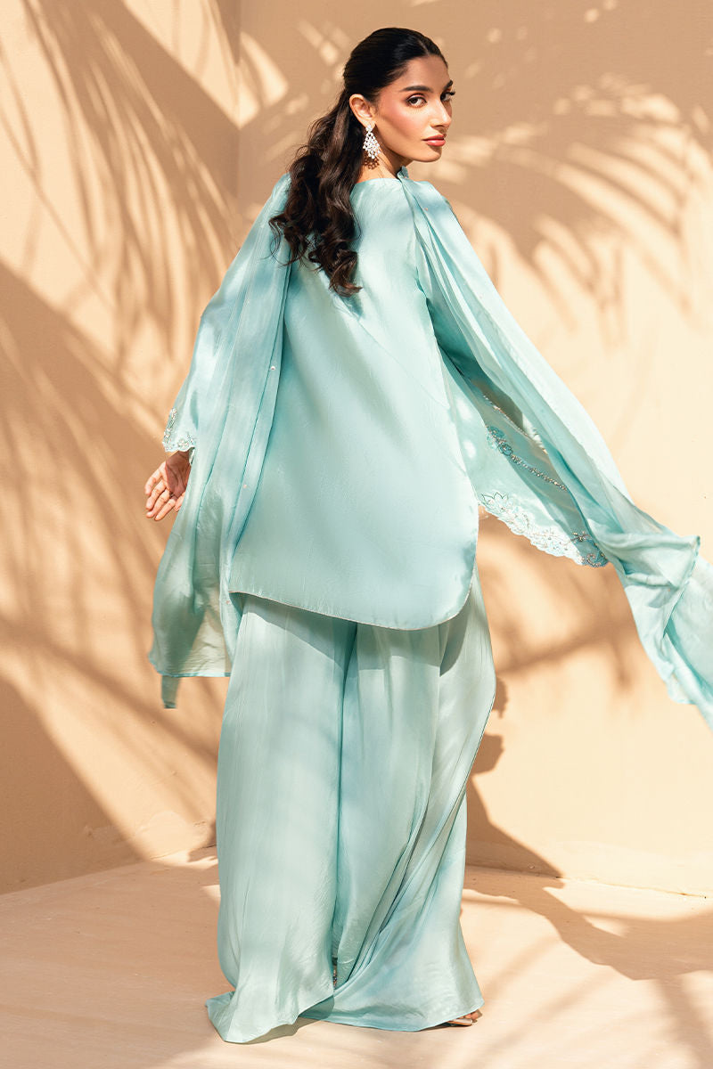 Fatima Khan | Flore Eid Luxe 26 | Aqua Fern