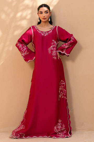 Fatima Khan | Flore Eid Luxe 26 | Crimson Blossom