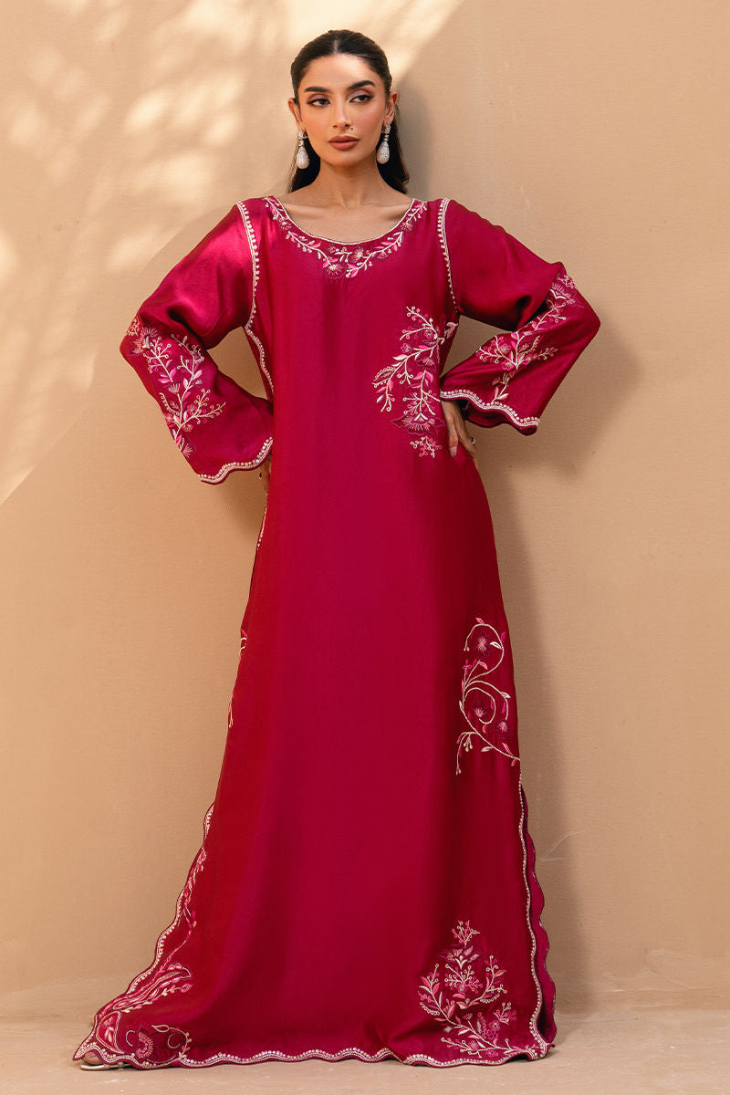 Fatima Khan | Flore Eid Luxe 26 | Crimson Blossom
