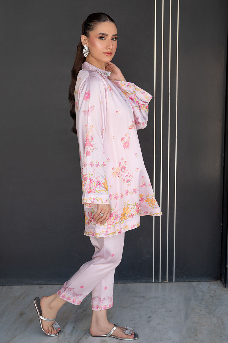 Fatima Khan | Layan Printed Eid Edit | Rosette Bloom - Coord Set