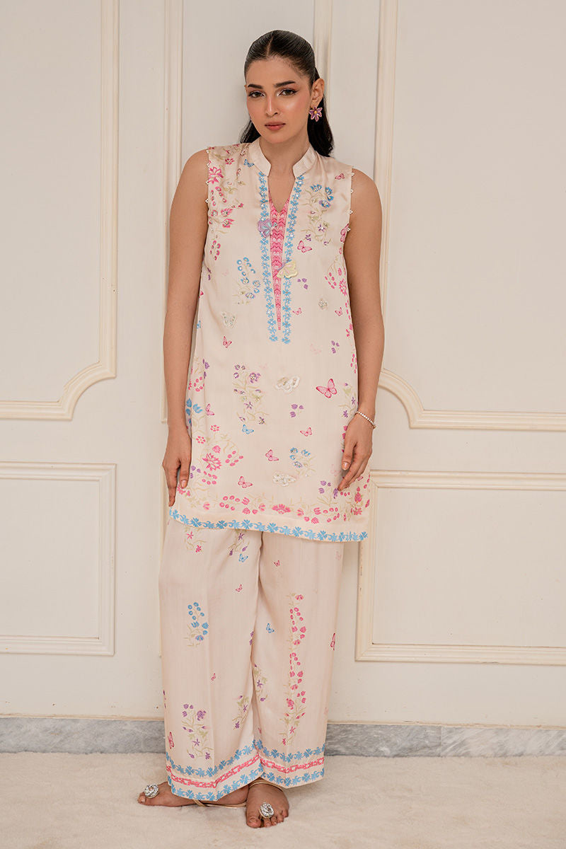 Fatima Khan | Layan Printed Eid Edit | Aveline - Coord Set