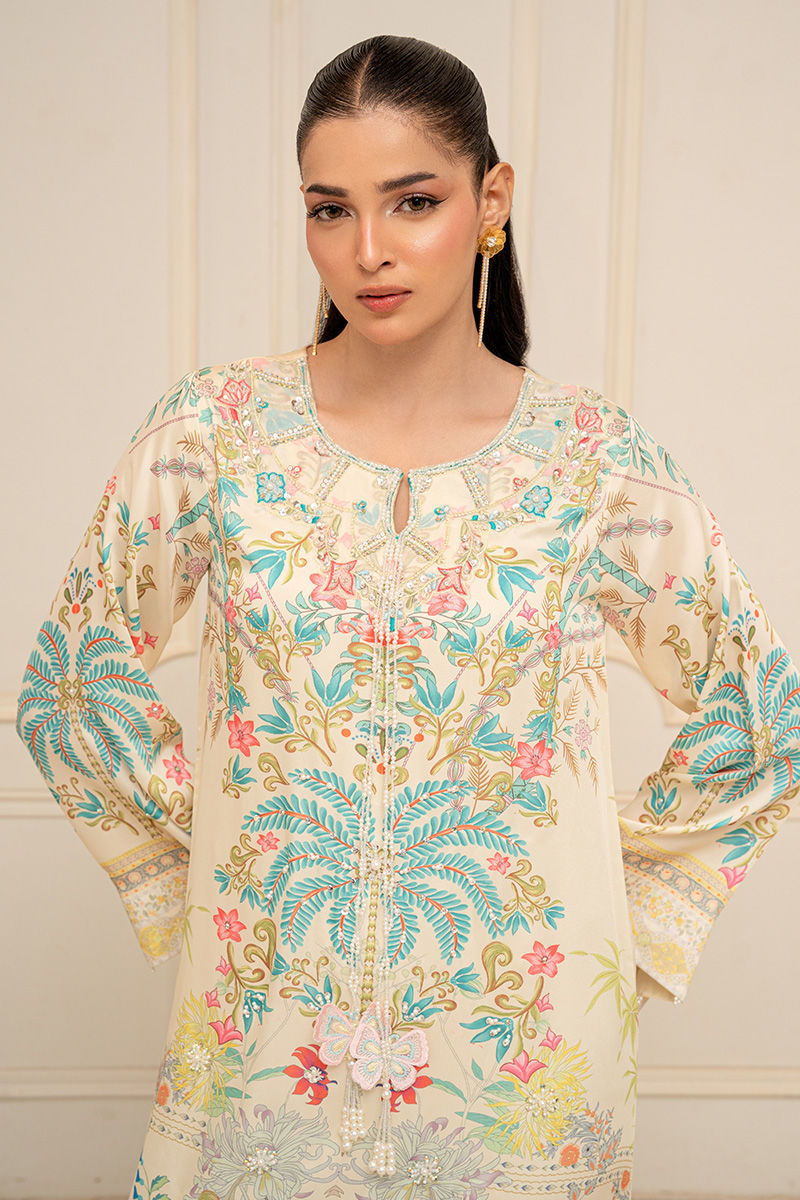 Fatima Khan | Layan Printed Eid Edit | Fiora