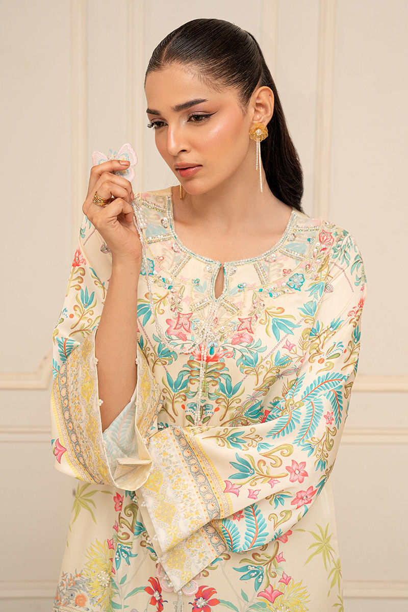 Fatima Khan | Layan Printed Eid Edit | Fiora