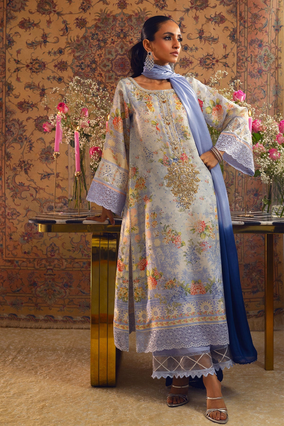 Annus Abrar | Lime Luxe Silk | Elmira