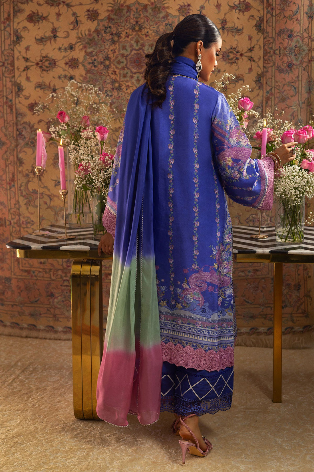 Annus Abrar | Lime Luxe Silk | Natalya