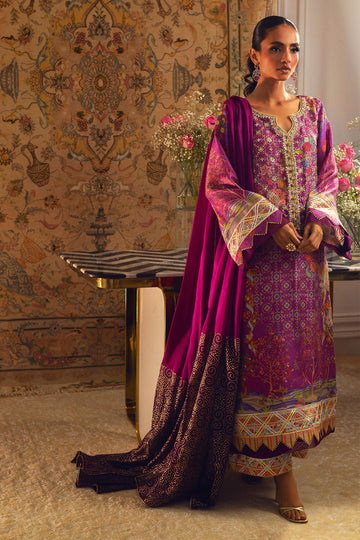 Annus Abrar | Lime Luxe Silk |  Salomi