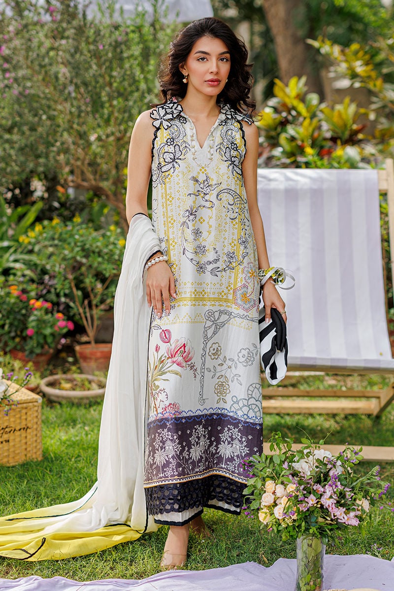 Ansab Jahangir | A Silk Afternoon Luxury Eid Silks 26 | Honeydew
