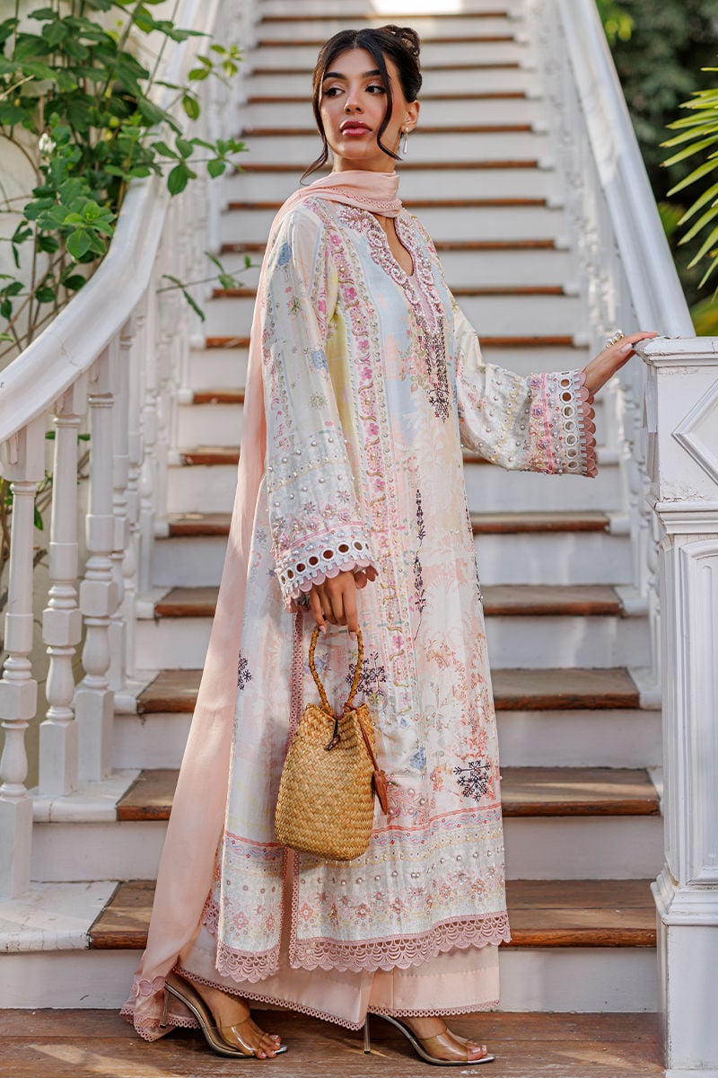 Ansab Jahangir | A Silk Afternoon Luxury Eid Silks 26 | Peonia
