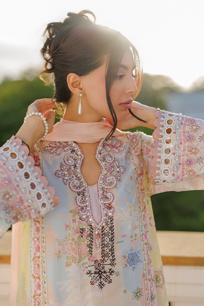 Ansab Jahangir | A Silk Afternoon Luxury Eid Silks 26 | Peonia