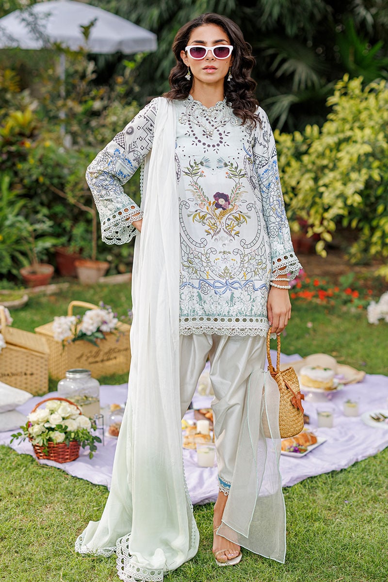 Ansab Jahangir | A Silk Afternoon Luxury Eid Silks 26 | Crema