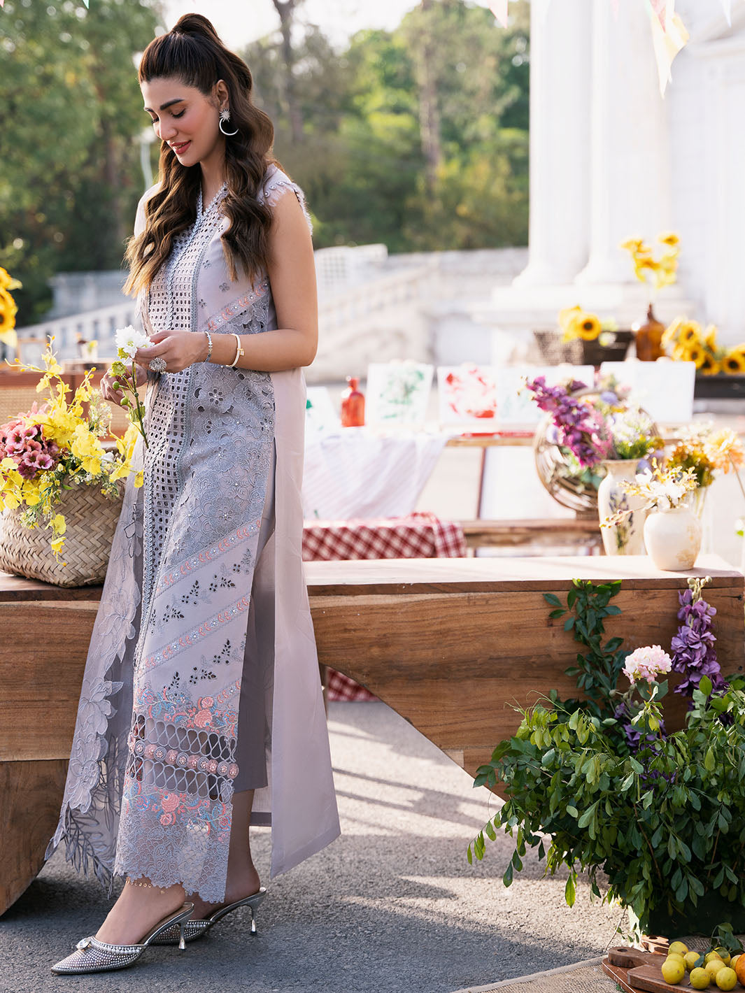 Bin Ilyas | Clara Embroidered Lawn 24 | 215 - B