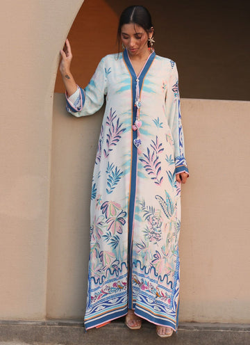 Farah Talib Aziz | Laani The Kaftan Edit | Palmetto Crepe