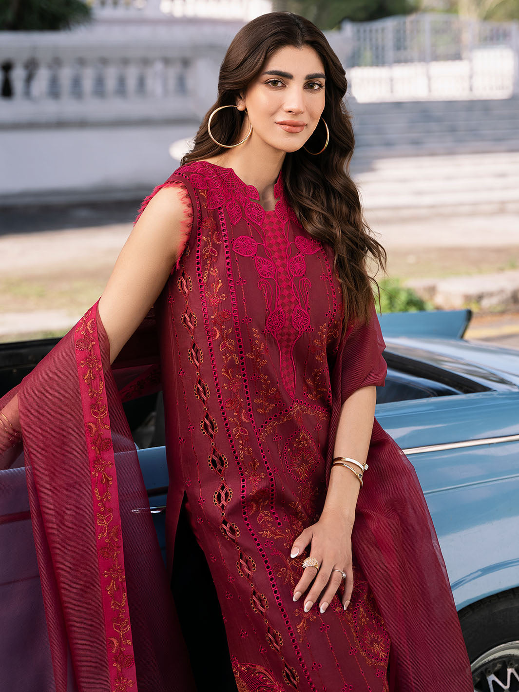 Bin Ilyas | Clara Embroidered Lawn 24 | 211 - B