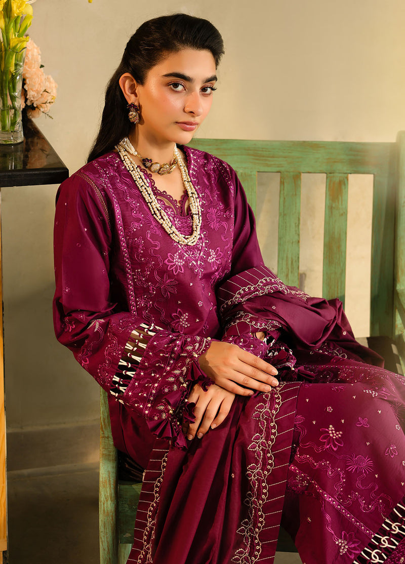 Sahane | In Laws in Lawn Eid Edit |  CT-21002 Berry